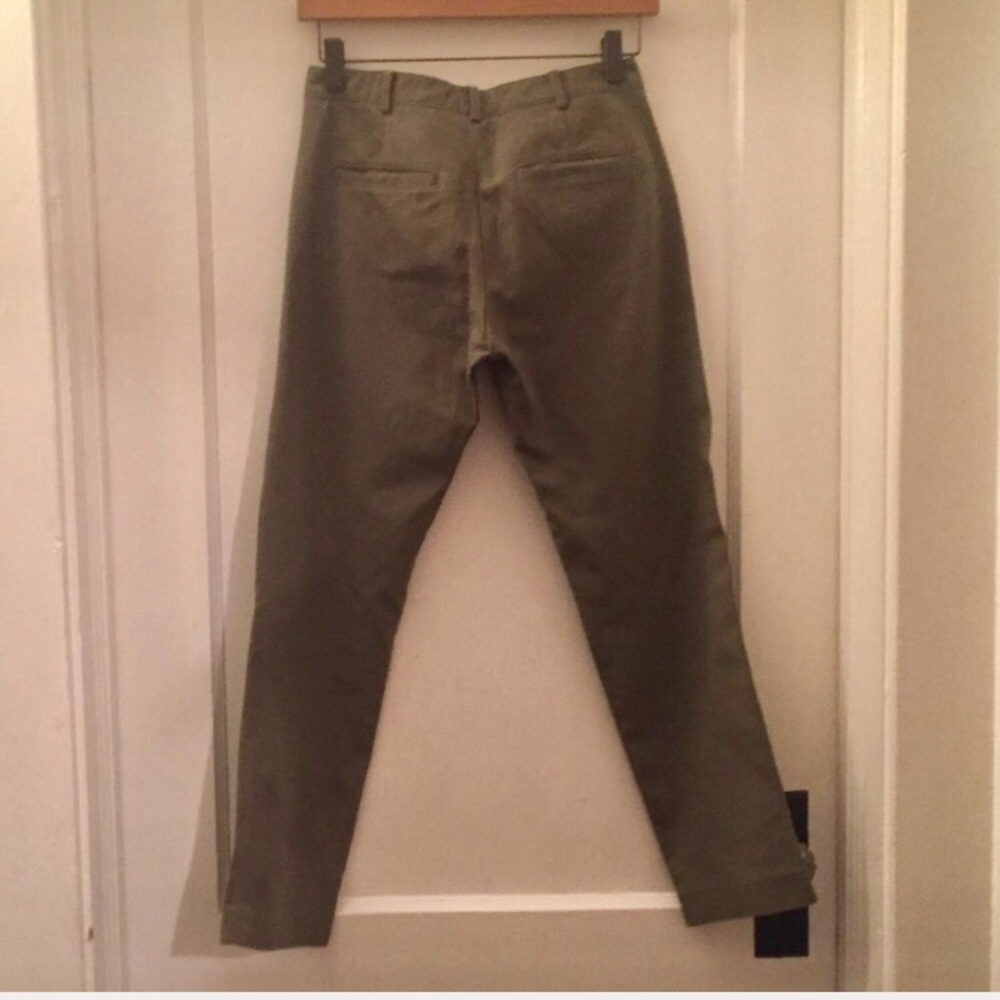 Club Monaco Dark Khaki Pants 0 - Picture 3 of 4